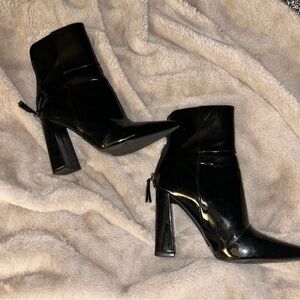 Black Heeled Ankle Boots